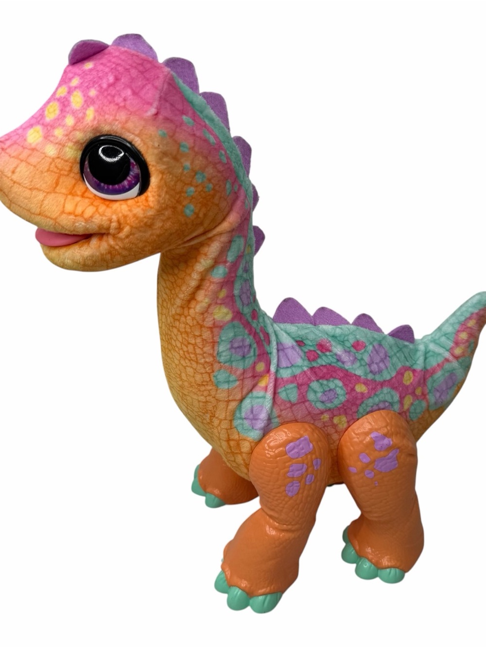 Furreal Friends Snackin' Sally Dinosaur Brontosaurus Electric Sound Motion Works